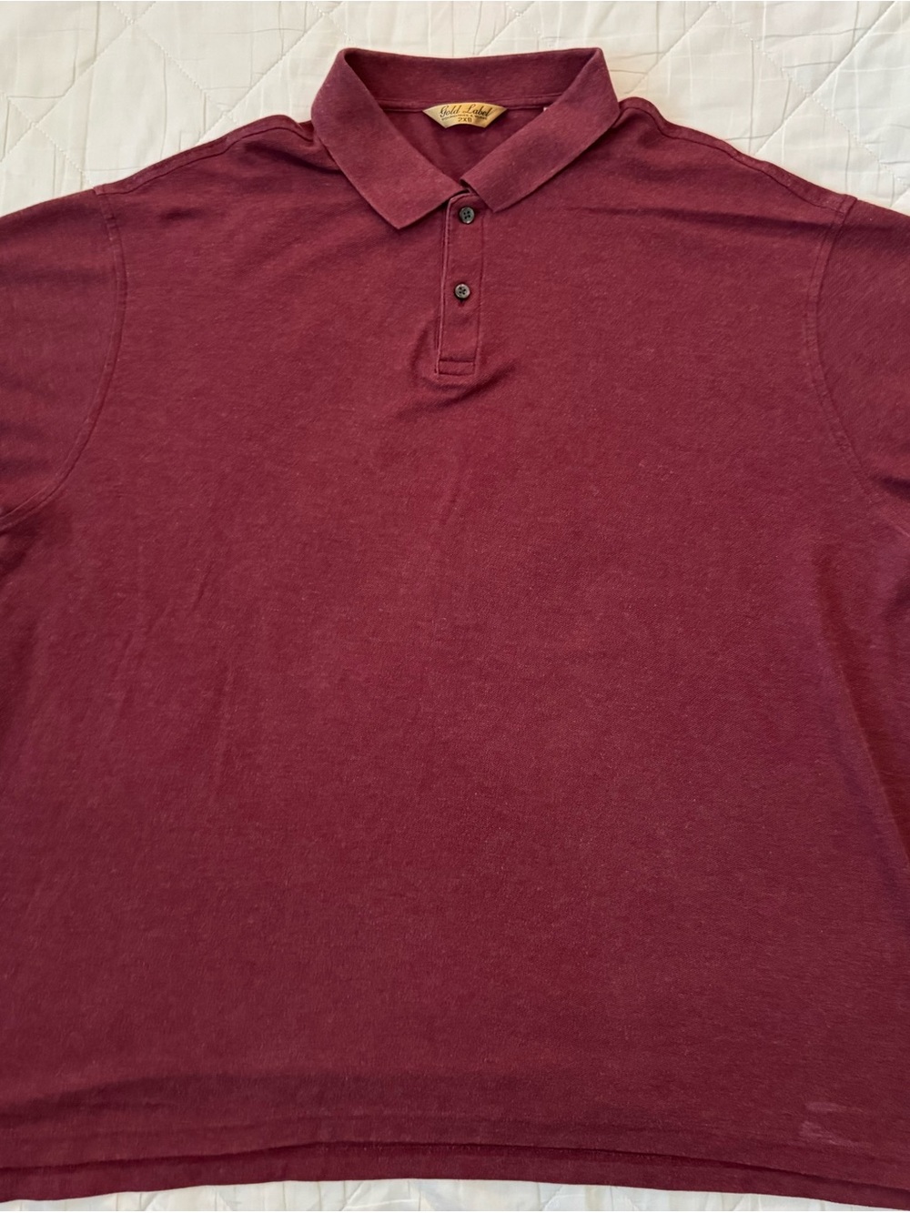 Roundtree & Yorke Men's Maroon Polo Shirt